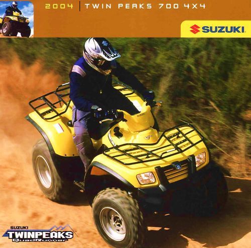 2004 suzuki twin peaks 700 4x4 atv brochure-quadrunner