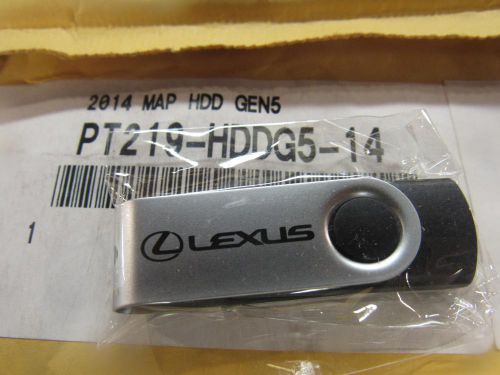 2014 new oem lexus map hdd gen5 navigation update usb pt219-hddg5-14