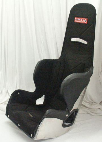 Kirkey racing seat cover replacment 18in 2-rib black cloth pn 36911 36900 series