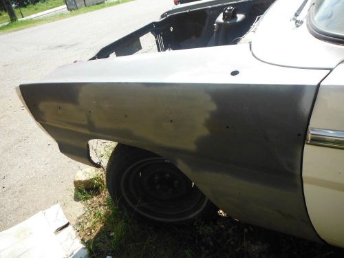 1965 ford fairlane 500 original driver side fender nice straight solid 65