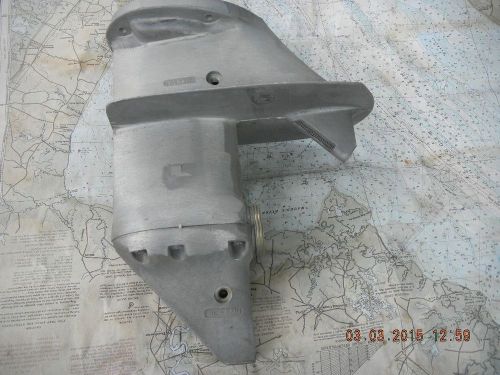 Vintage omc outboard lower unit gear case housing assembly
