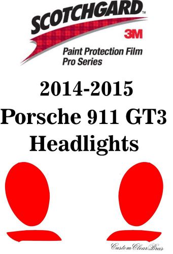 3m scotchgard paint protection film pro series clear 2014 2015 porsche 911 gt3