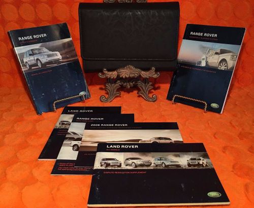 2006 range rover owners manual 06 full size suv | hse supercharged + navigation◻