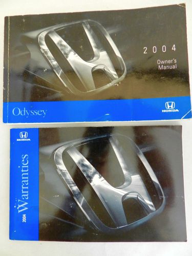 2004 honda odyssey oem owners manual 31sox650