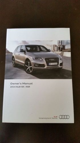 2014 audi q5/ sq5 - owner&#039;s manual