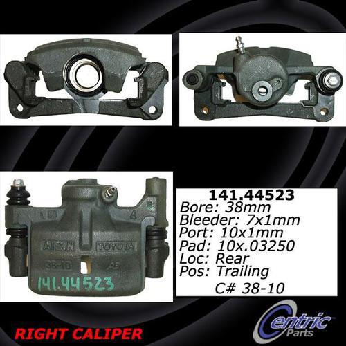 Centric 141.44523 rear brake caliper-premium semi-loaded caliper