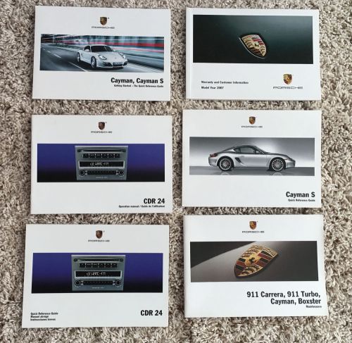 2007 07 oem factory porsche 987 cayman cayman s owner user supplement manuals