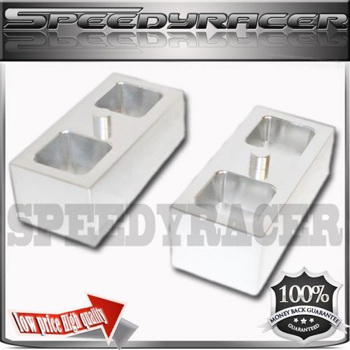 1988-2011 chevy gmc gm 3&#034; rear lift aluminum billet silver block