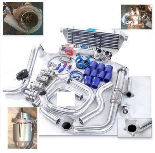 T3/t4 t04e turbo kit ram horn w/ airresearch turbo ef eg ek da dc2 b16 b18 b16a