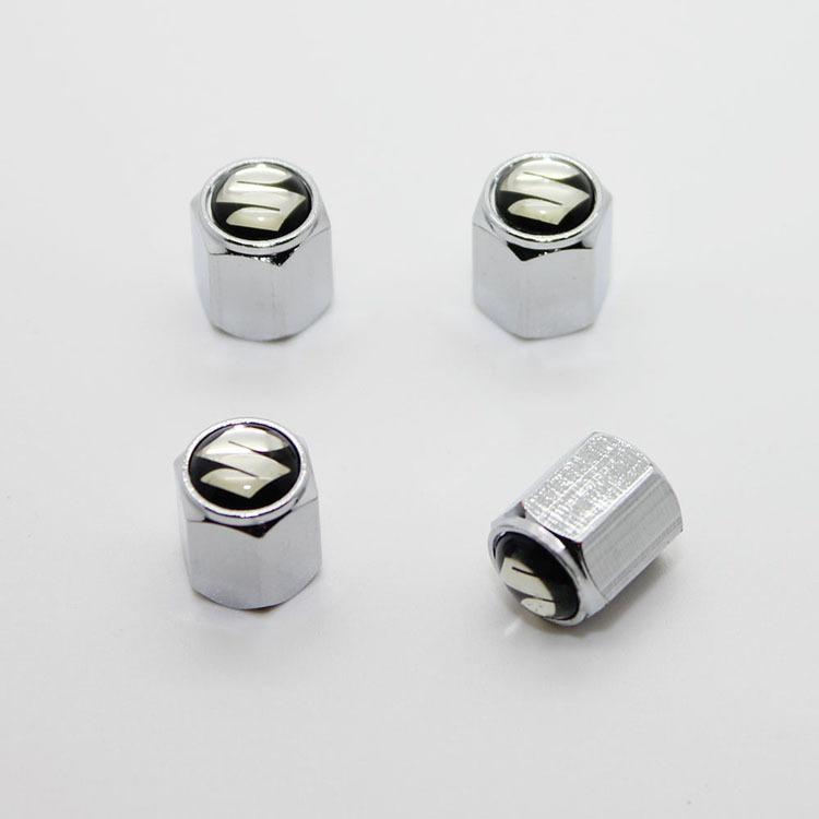 4pcs car tire wheel valves stem caps for suzuki grand vitara kizash all model