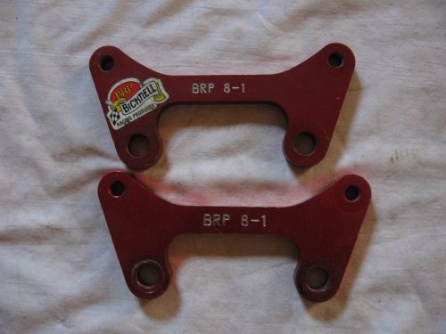 2 used bicknell dirt modified brake caliper brackets pt #brp 8-1