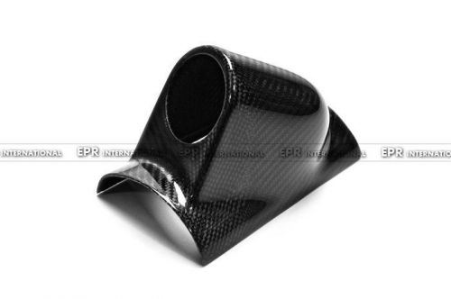 New dash mount triple single gauge pod 60mm for universal car carbon fiber craft