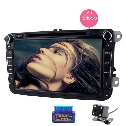 Android 5.1 quad core car dvd player gps navi  wifi for vw passat  golf  jetta