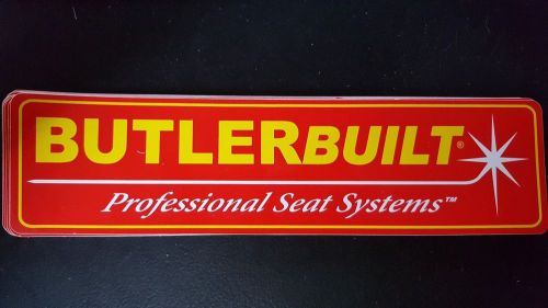 Butlerbuilt professional seat system decals