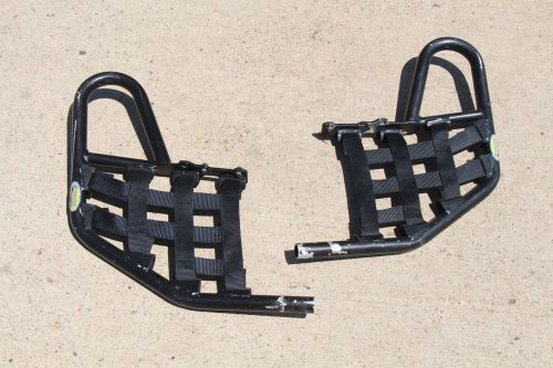 1987-2006 yamaha banshee dg ac graydon aluminum nerf bars nerfs black s-13