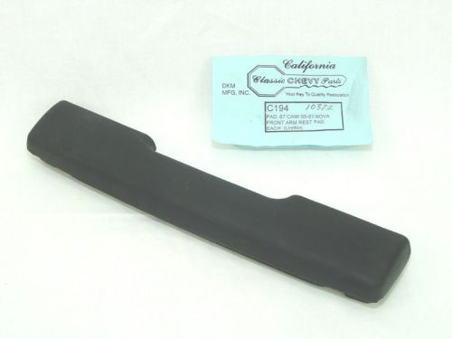 1967 camaro 1965-67 nova standard arm rest pad  show quality!