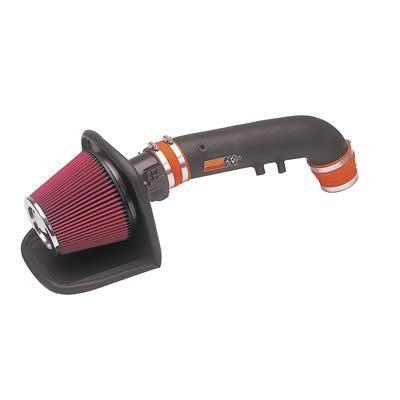 Summit racing f1126 air intake black tube red filter ford mustang gt 4.6l kit