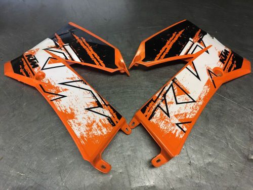 2008 ktm105 sx xc 85 gas tank side plastics shrouds fenders good shape