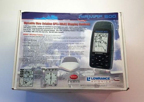 Airmap 500 - aviation gps + waas mapping handheld - with accessories