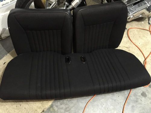 87-93 mustang black rear seat. lx gt hatchback. ford.