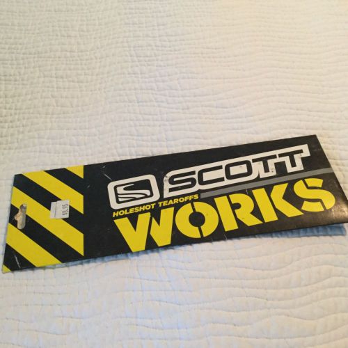 Scott works mx goggle universal tearoffs