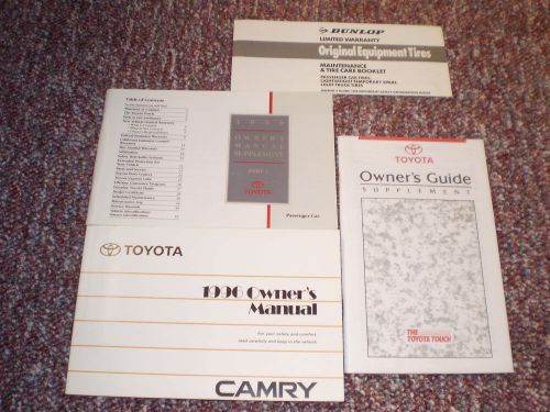 1996 toyota camry car owners manual books guide all models