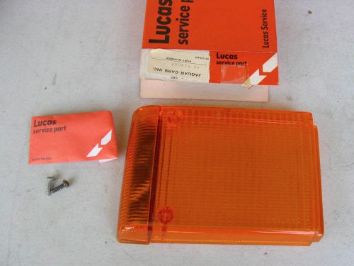 Triumph amber tail lamp lens - lucas oem -