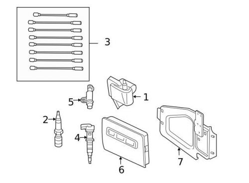 Genuine 1999-2007 mopar sensor-camshaft | 056041584af 56041584af