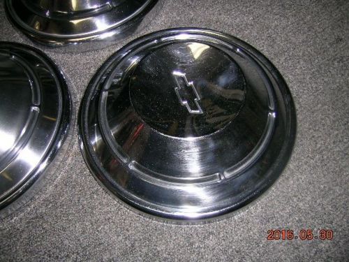 1968 69 70 71 72 nova camaro 283 302 396 427 454 dog dish hub caps poverty wheel