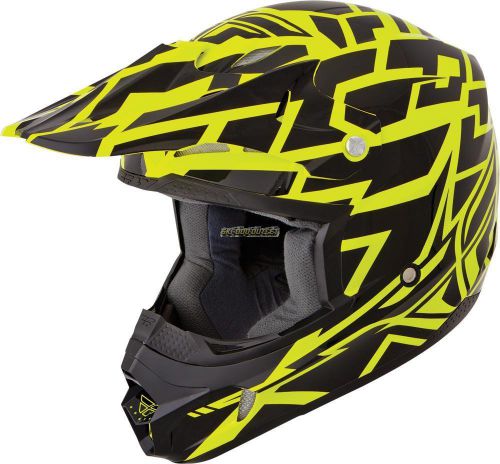 Fly kinetic block out helmet black/yellow