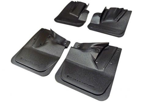 Rally armor mf30 black oe classic mudflaps for 08-14 sti &amp; 11-14 wrx wagon hatch