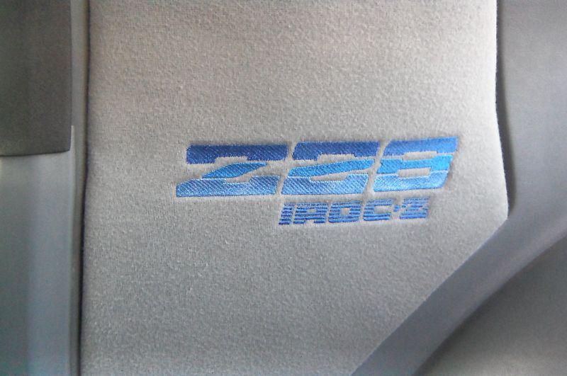 Custom 1982-1992 chevrolet camaro sail panels / speaker covers custom embroidery