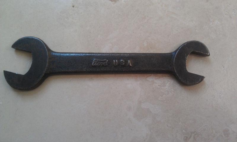 Ford script model a/t/18 flathead v8 era  double open end "m" wrench