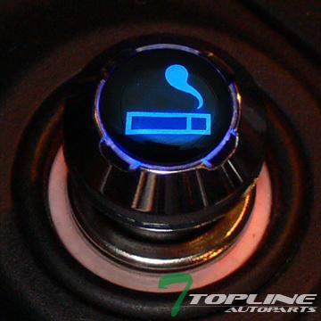 Free ship 12v car power plug led cigarette smoke lighter emblem volkswagen volvo