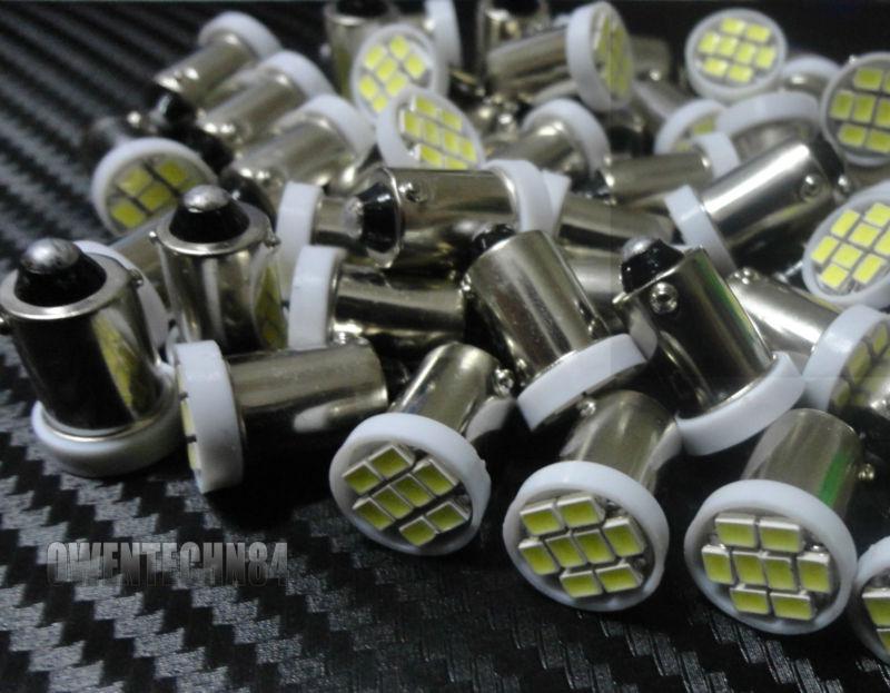 Oa 2x ba9s ba9s white 8-smd car led interior dome side marker lights #oa34