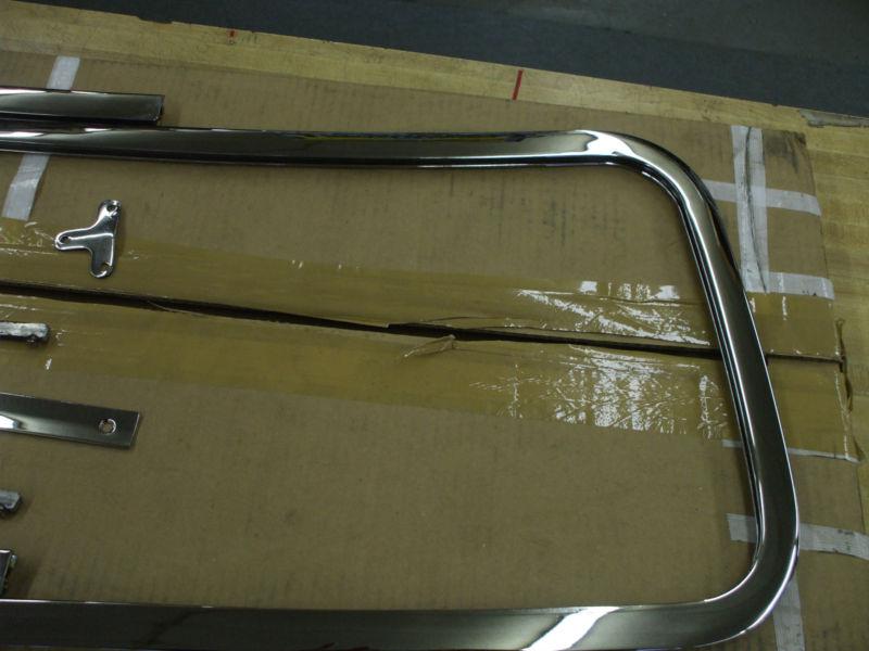 1939-46 chevy truck new chrome plated windshield frame l@@@@@@@k