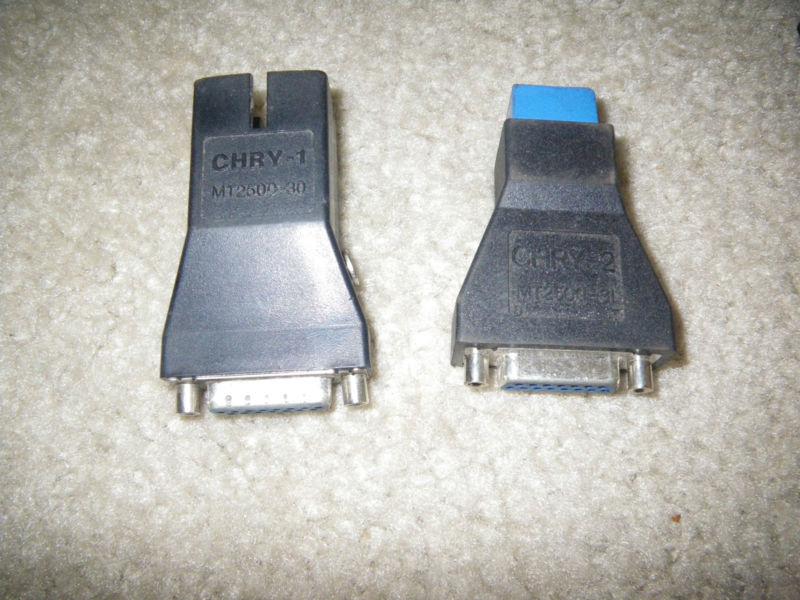 Snap on adapter set chry-1 & chry-2 solus modis mt2500-30, mt2500-31