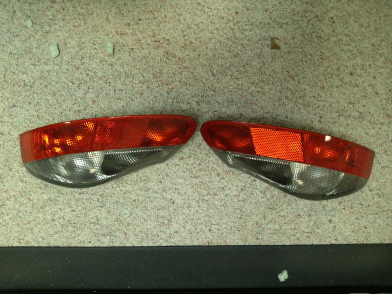 Porsche boxster taillights, clear,  no amber