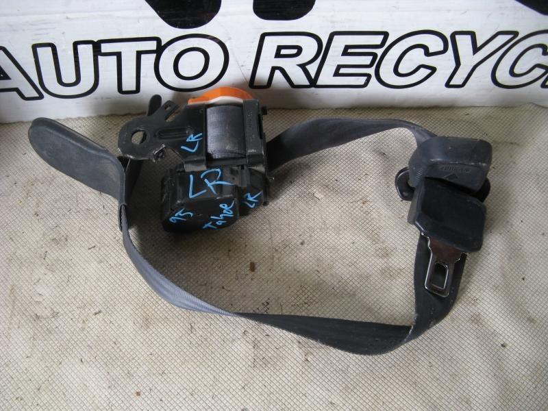 95 tahoe seat belt assembly rear back left driver l. lh w/ retractor