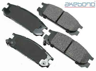 Akebono act471 brake pad or shoe, rear-proact ultra premium ceramic pads