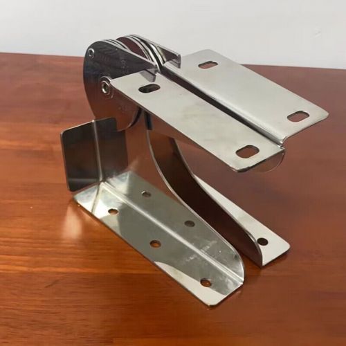 2×ranger boat folding seat hinge bracket stainless steel 7mm dia. mounting hole