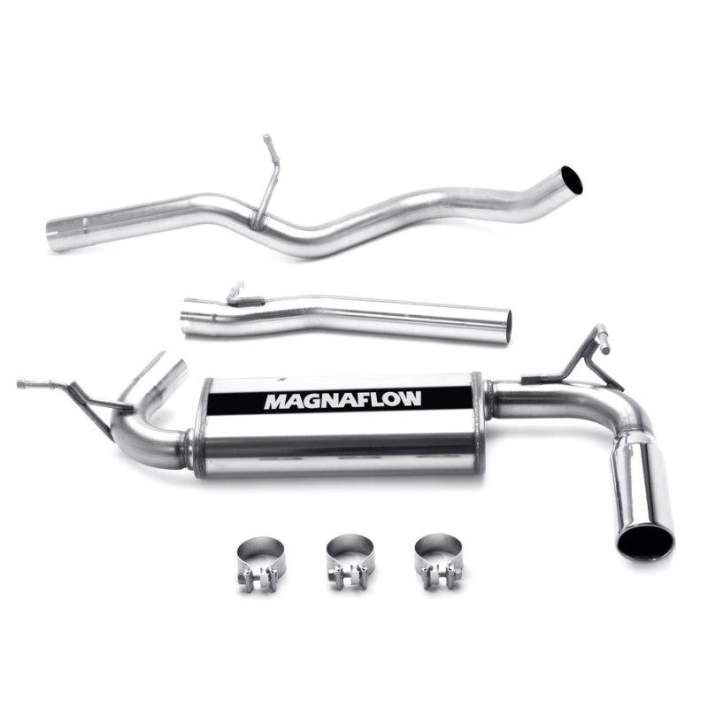 Magnaflow single cat-back exhaust '07-11 jeep wrangler v6 3.8l no tax