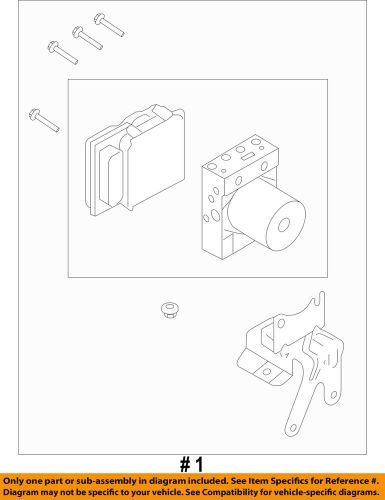 Ford oem 2010 f-150 abs anti-lock brakes-modulator valve al3z2c215a