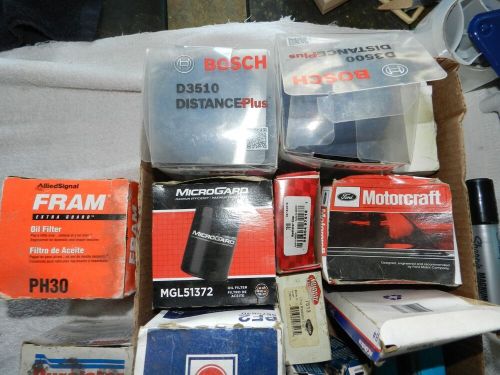 Ac bosch stant purolator fram motorcraft  bulk auto parts - lot #3