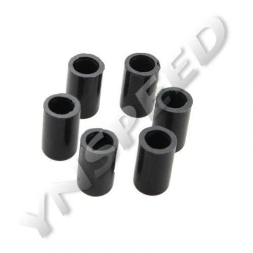 6 x 12mm 15/32&#034; silicone blanking cap intake vacuum hose end bung plug black