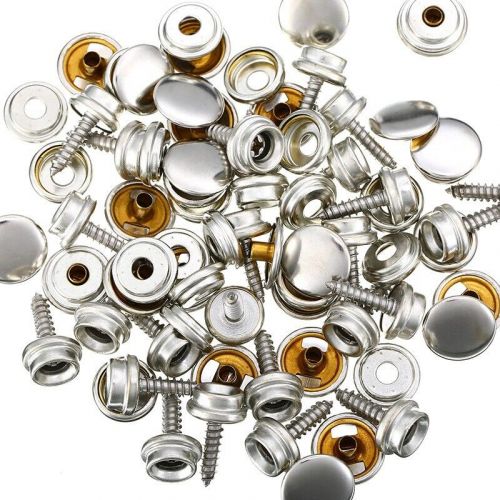 For car hoods marine canvas cover screw stud fastener snaps buttons socket 75pcs