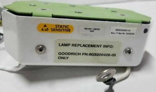 Goodrich ballast igniter assembly hid p/n 8es200905-02 rev:f for aviation