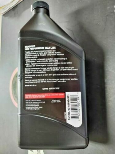 Mercury high performance gear lube sae 90 92-858064k01 (32oz)