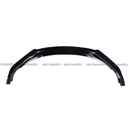 Glossy black front bumper lip splitter spoiler for honda accord sport 18-20