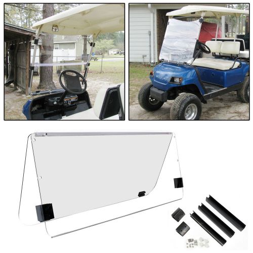 Clear windshield for yamaha g22 2003-06 folding polycarbonate golf cart part